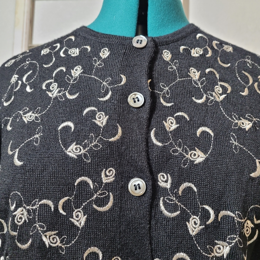 Vintage Pendleton Wool Blend Button Up Cardigan S… - image 2